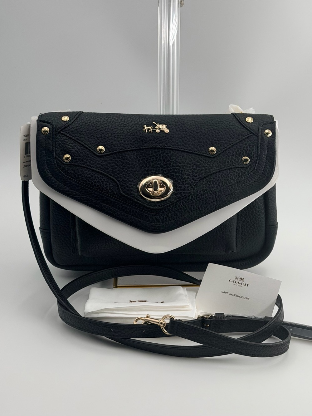 NWT! Flawless Coach Rhyder Leather Crossbody Bag #36050